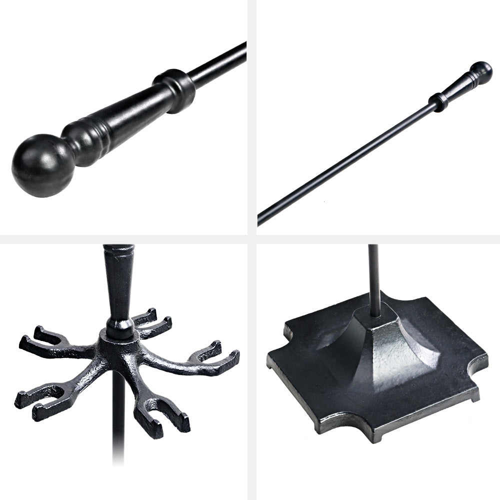 NNEDSZ Fireplace Tool Set Fire Place Tools Poker Brush Shovel Stand Tongs